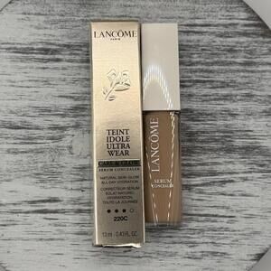 Lancome Teint Idole Ultra Wear Care & Glow Serum Concealer 220C 13ml/.43 oz BNIB